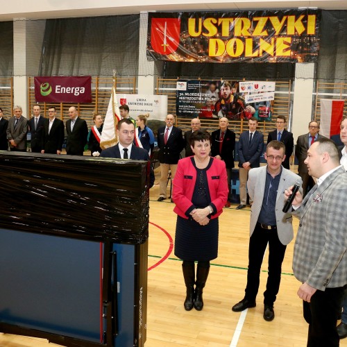 Otwarcie 30. Młodzieżowych Mistrzostw Polski w tenisie stołowym